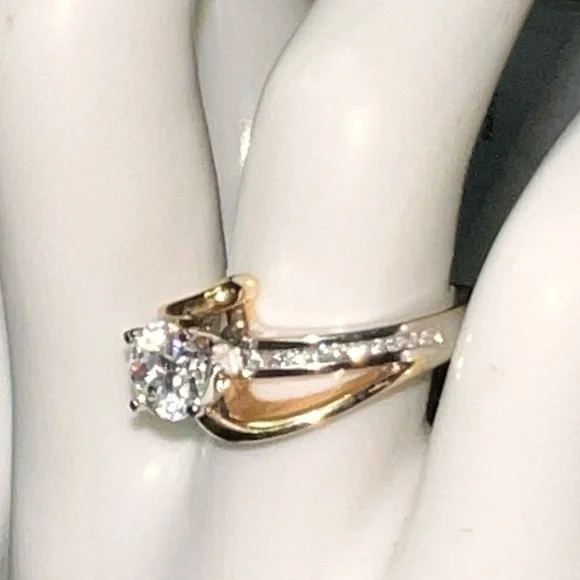 14K Gold 1.70ct Diamond & Sapphire? Ring - Picture 7 of 15